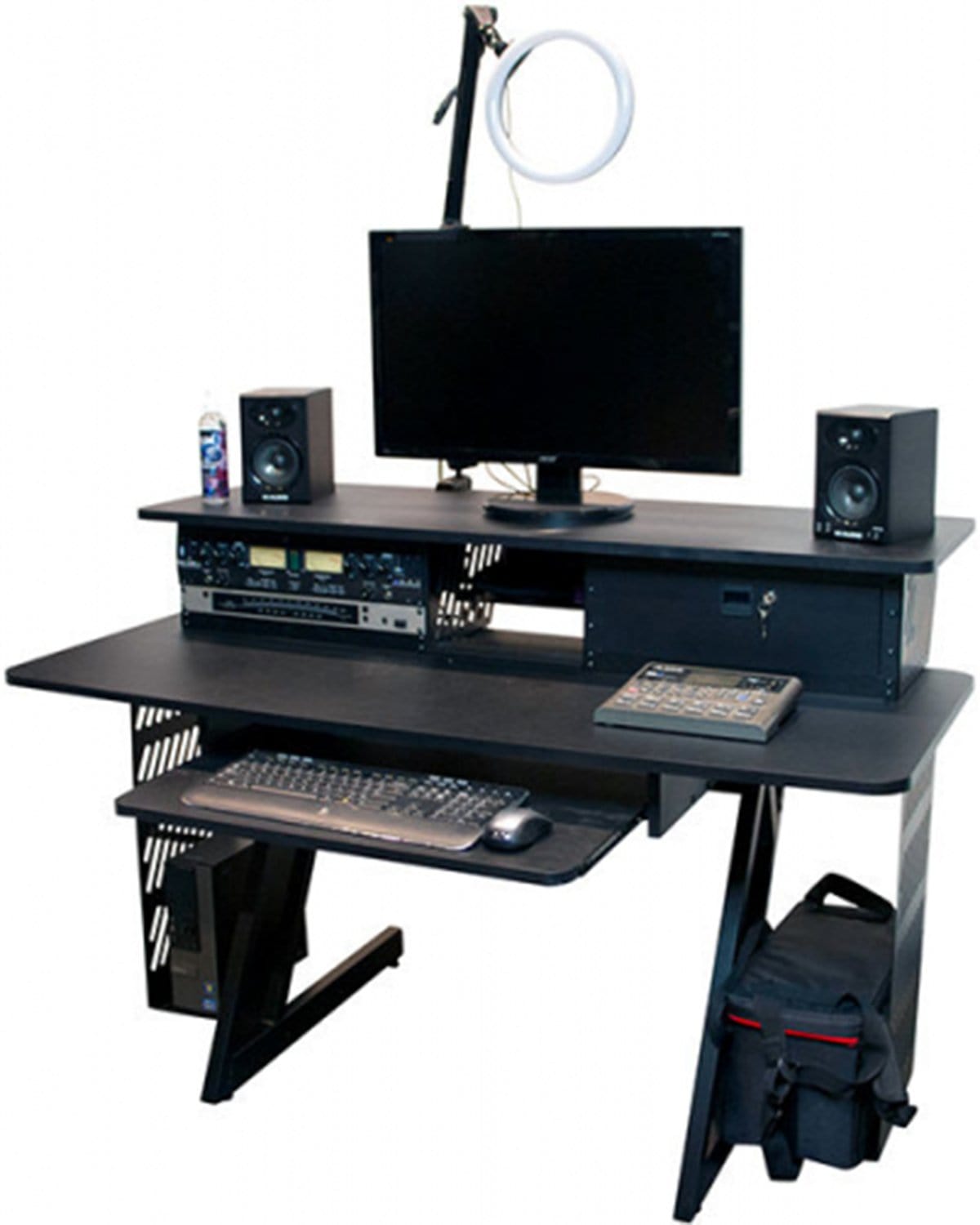 On-Stage WS7700B Pro Large Workstation for Enhanced Studio Setup