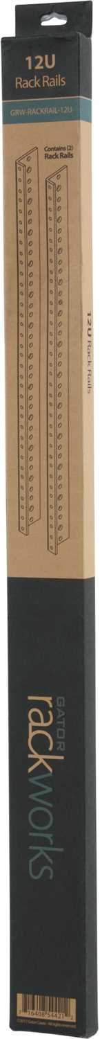 Gator 12U Rack Rail Set with Tapped 10-32 - Your Ideal Rack Solution!