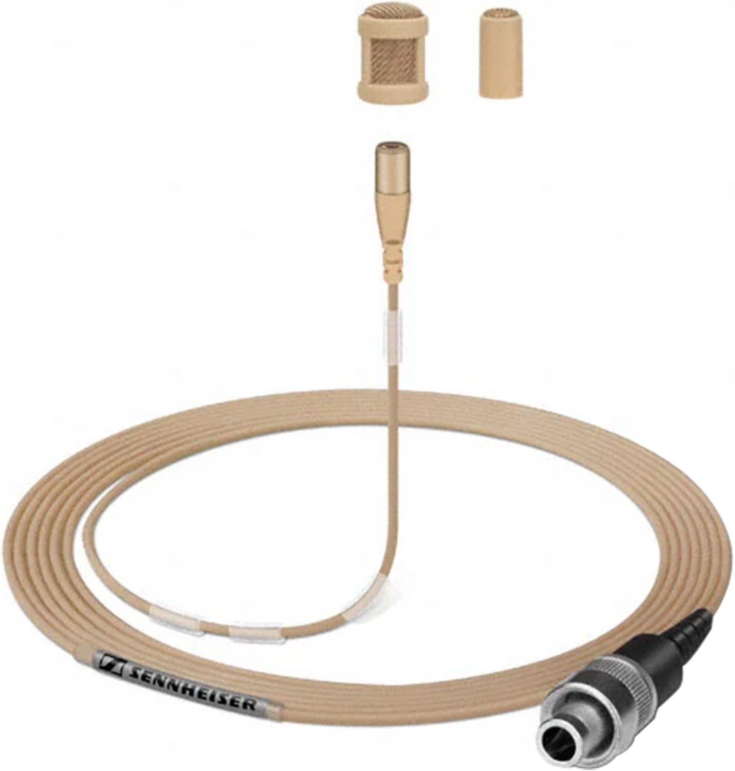 Sennheiser MKE1F Omni Lavalier Microphone with Lemo Plug - Flesh