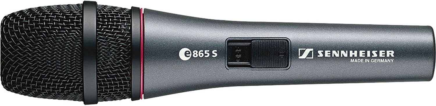 Sennheiser E865S: The Ultimate Handheld Condenser Mic with Switch for Live Performances