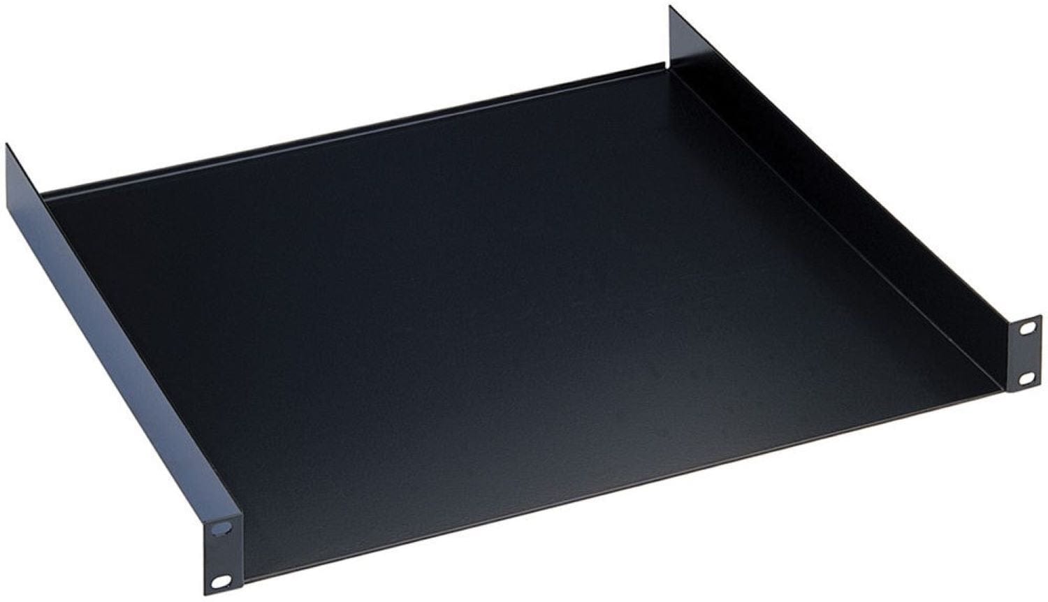 K&M 3-Space Rack Shelf - 19 x 11.811 Inch, Black - Ideal for Organizing Components