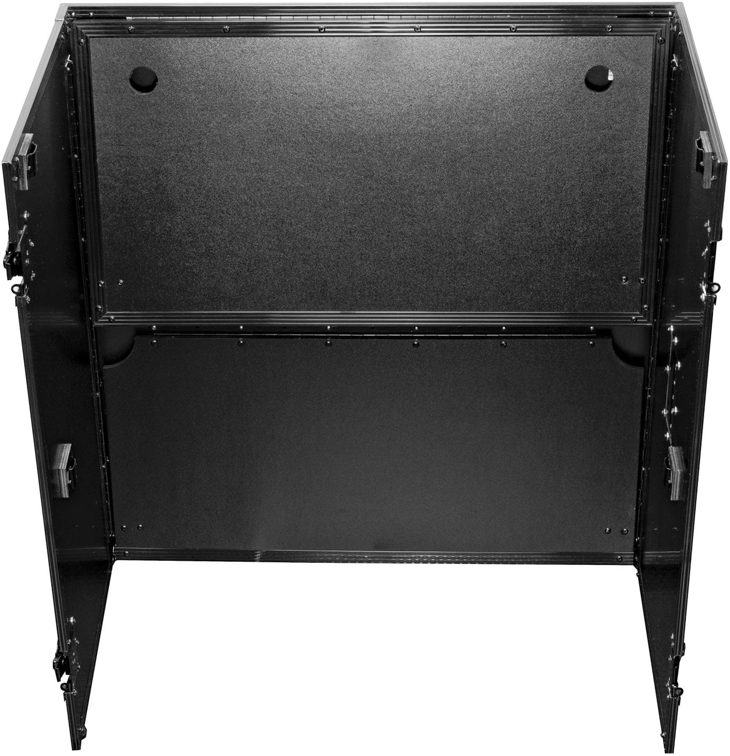 Odyssey Black Two-Tier DJ Fold-out Stand - Ideal for Stunning Performances