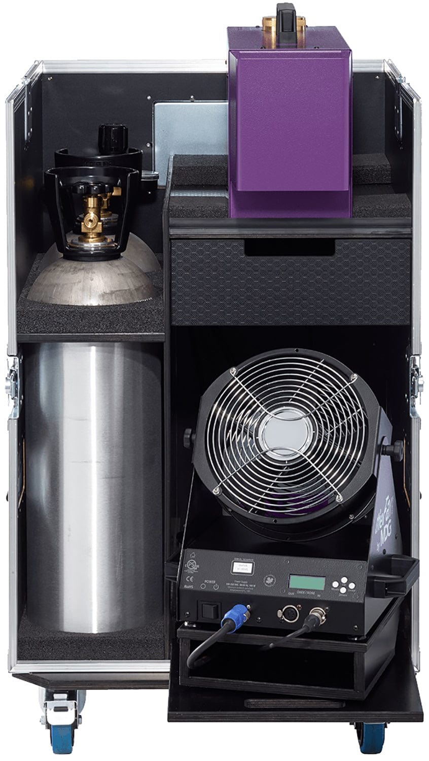 MDG Vertical Flight Case for Me4 or M5 Haze/Fog Generators - Your Ultimate Performance Companion