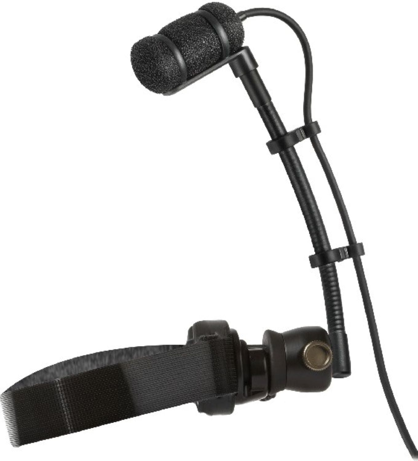 Audio-Technica ATM350W Woodwind Instrument Microphone with Mount and 5-Inch Gooseneck