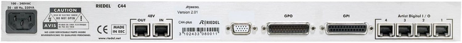 Riedel C44 Artist Beltpack Master Station - The Ultimate Integration Solution