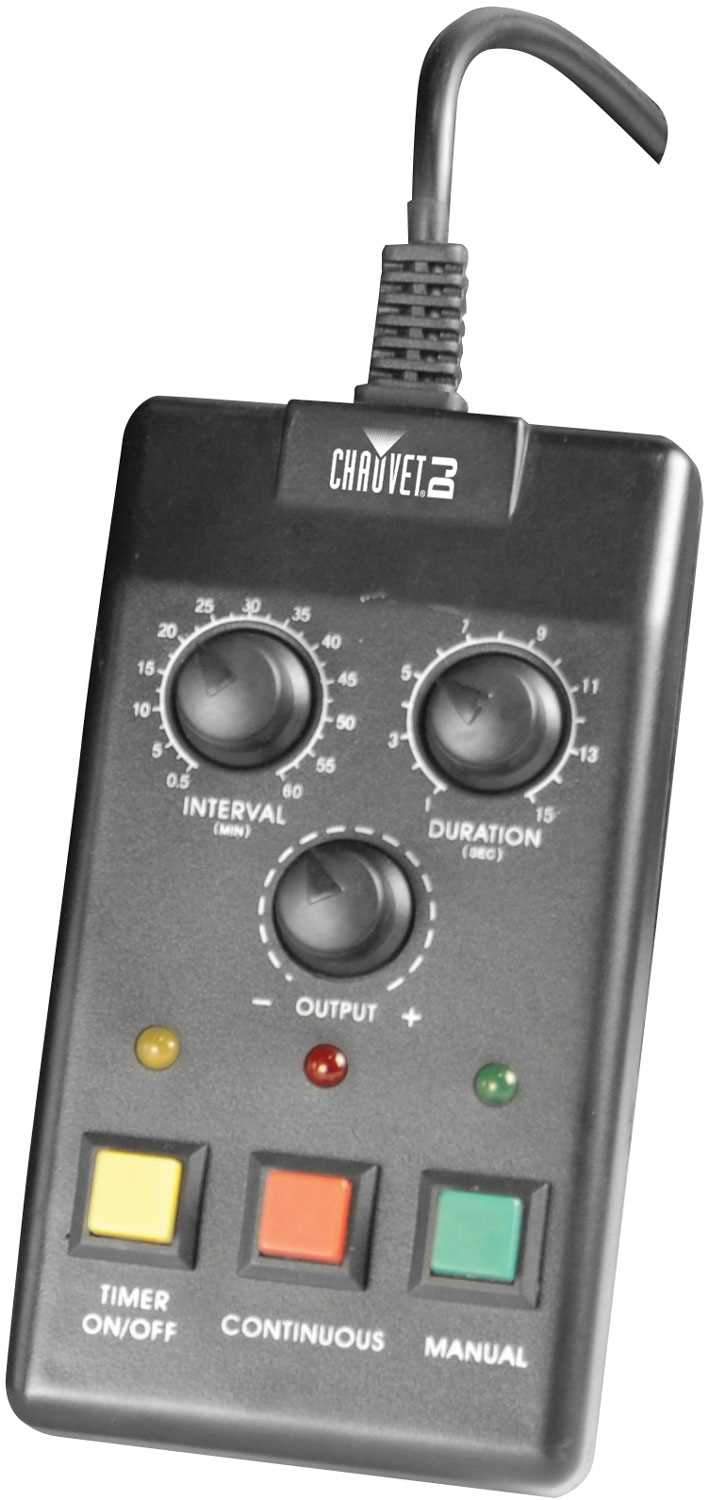 Chauvet FC-T Wired Timer Remote - Your Ultimate Fog Machine Control