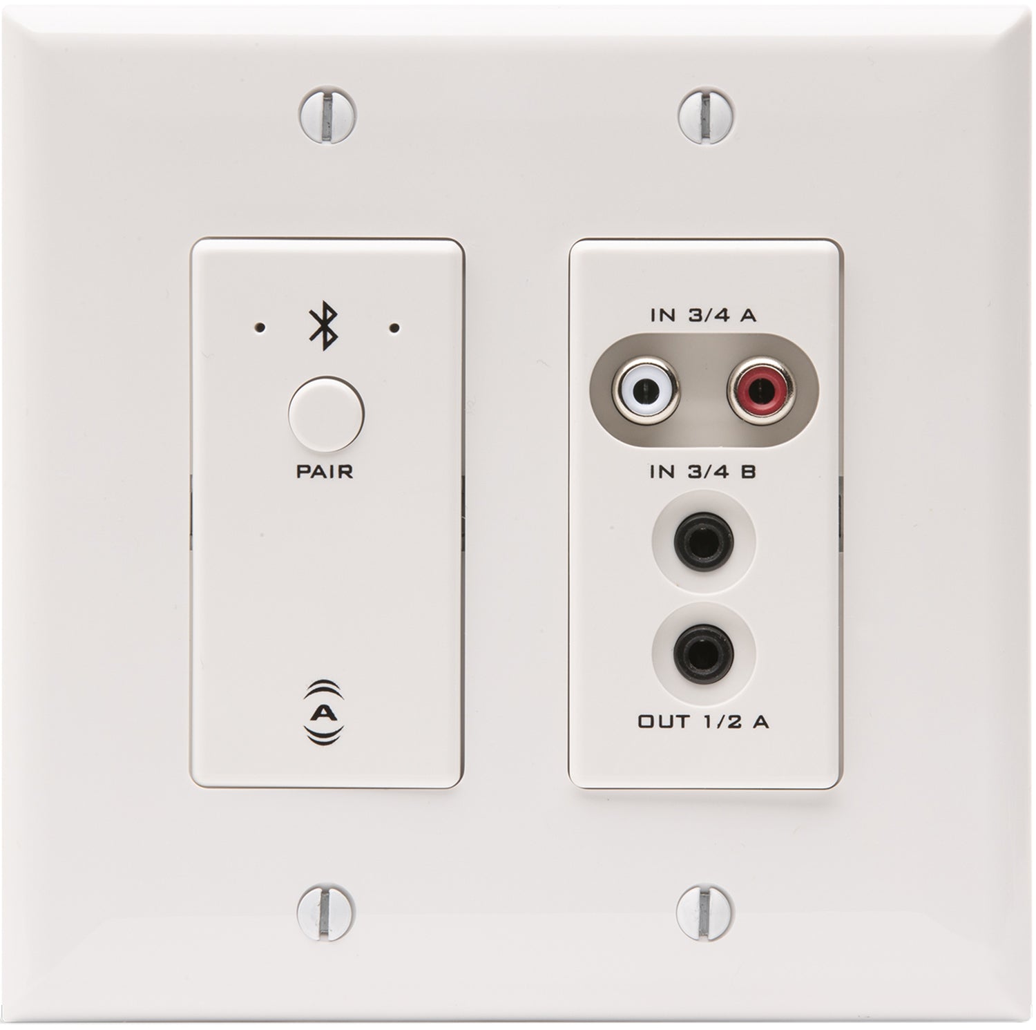 Q-SYS UND6IO-BT Dual Gang Dante Network Wall Plates with Bluetooth - Your All-in-One Connectivity Solution