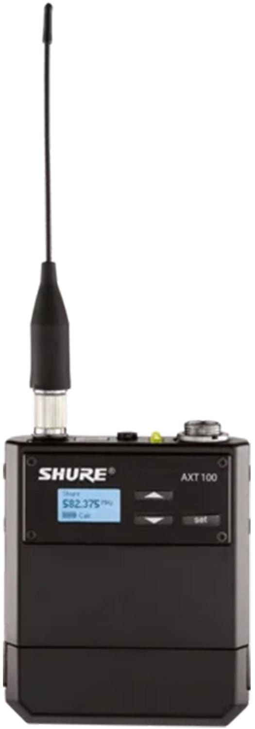Shure AXT100-J5 Beltpack Transmitter - Superior Audio in a Compact Package