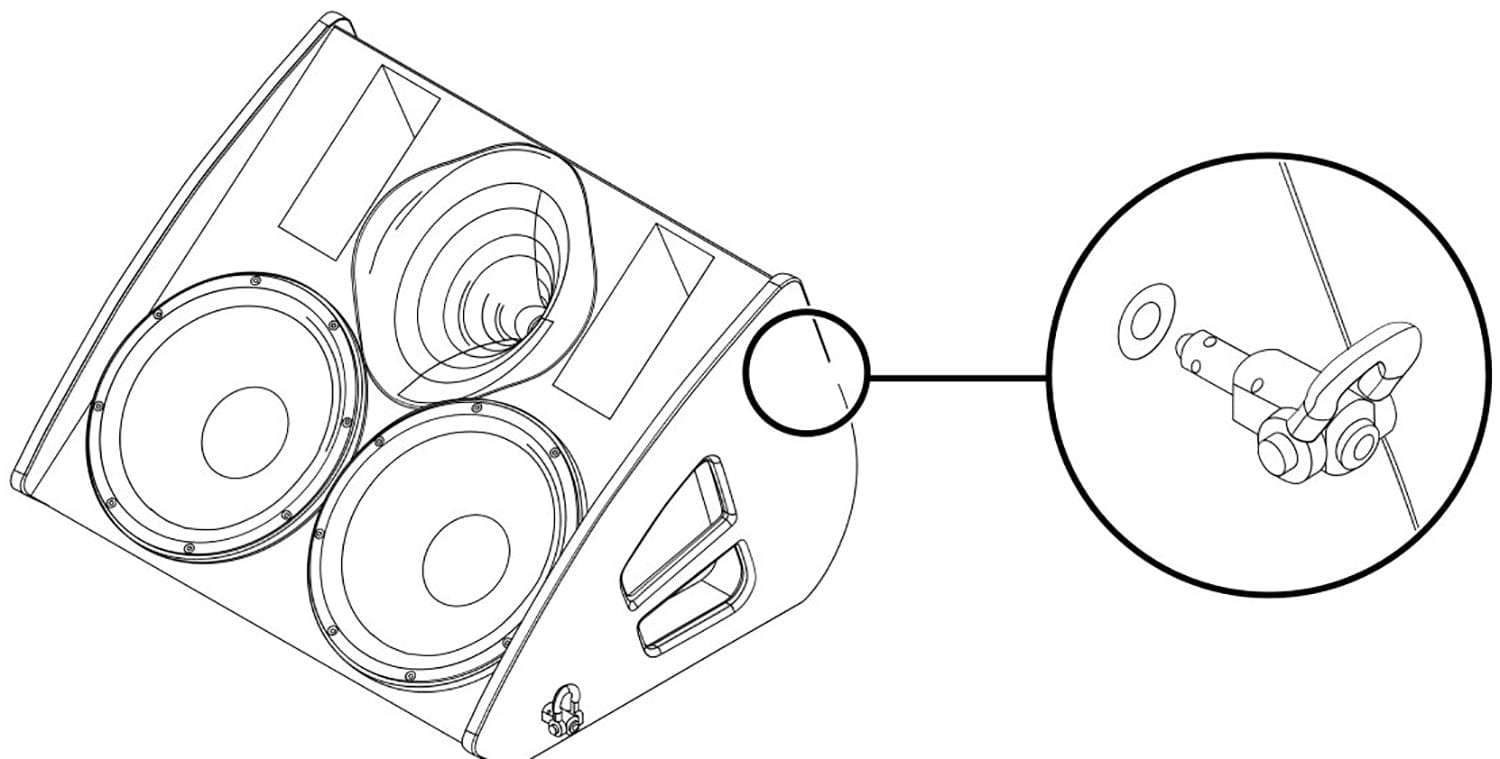 D&B Audiotechnik Z5048.001.00 10 Millimeter Flying Pin - Secure Your Speakers with Ease