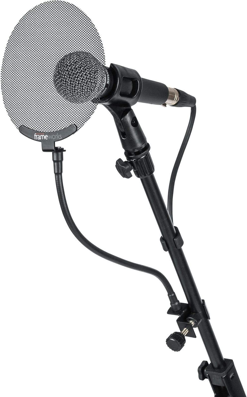 Gator Professional Metal Screen Pop Filter with 12.4-inch Gooseneck - Your Recording Essential