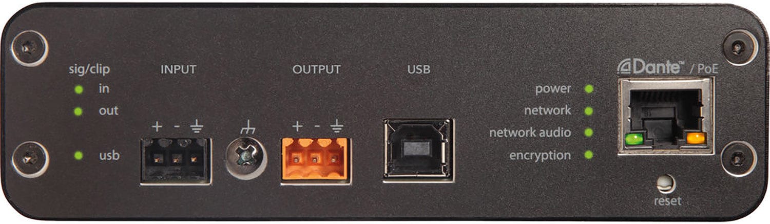 Shure MXWAPT4-Z10 + USB-P Bundle: 4-Channel Transceiver & USB Network Interface