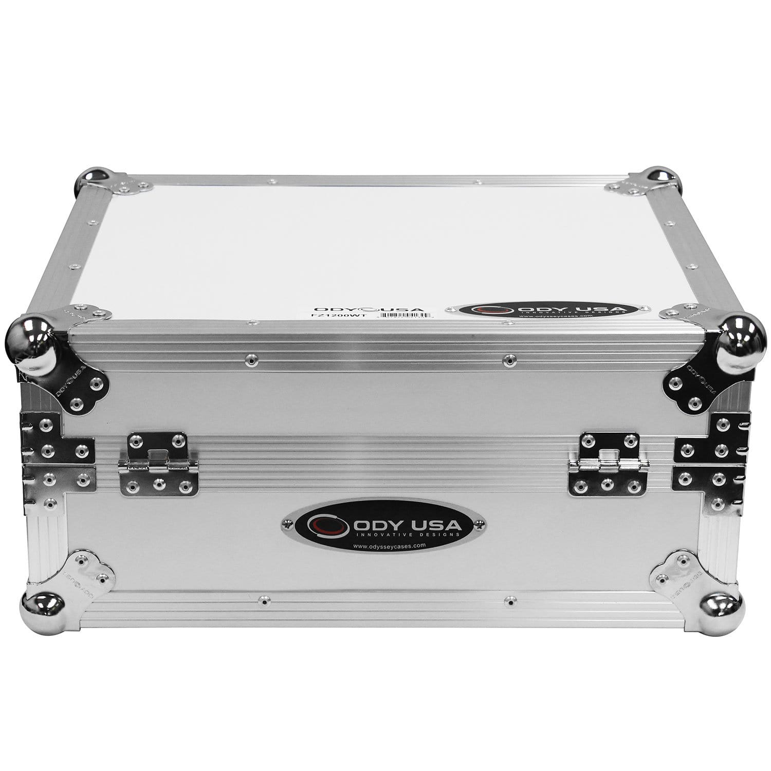 Odyssey FZ1200WT 1200 Style White Turntable Protection Case - Your Turntable's Guardian
