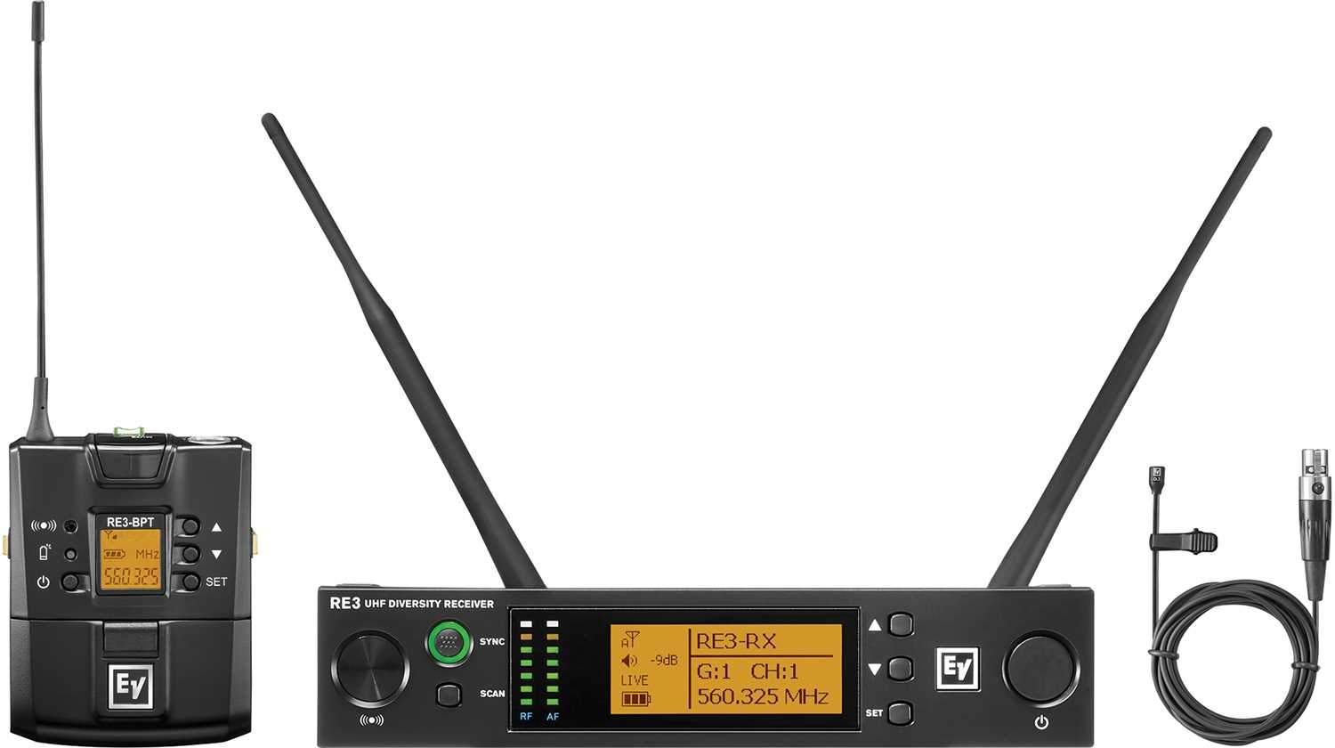 Electro-Voice RE3 BPOL 5H Wireless Lavalier Microphone Set - Your Ultimate Voice Companion