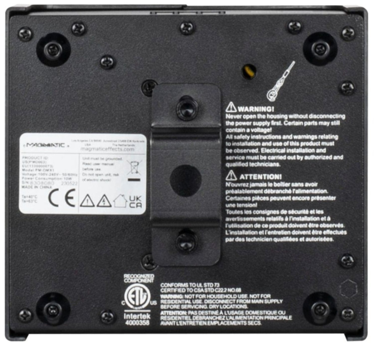 Elation Professional Magmatic PM-DMX1 - The Ultimate Pan Motor Accessory for Magmatic Crisp Max Snow Machine