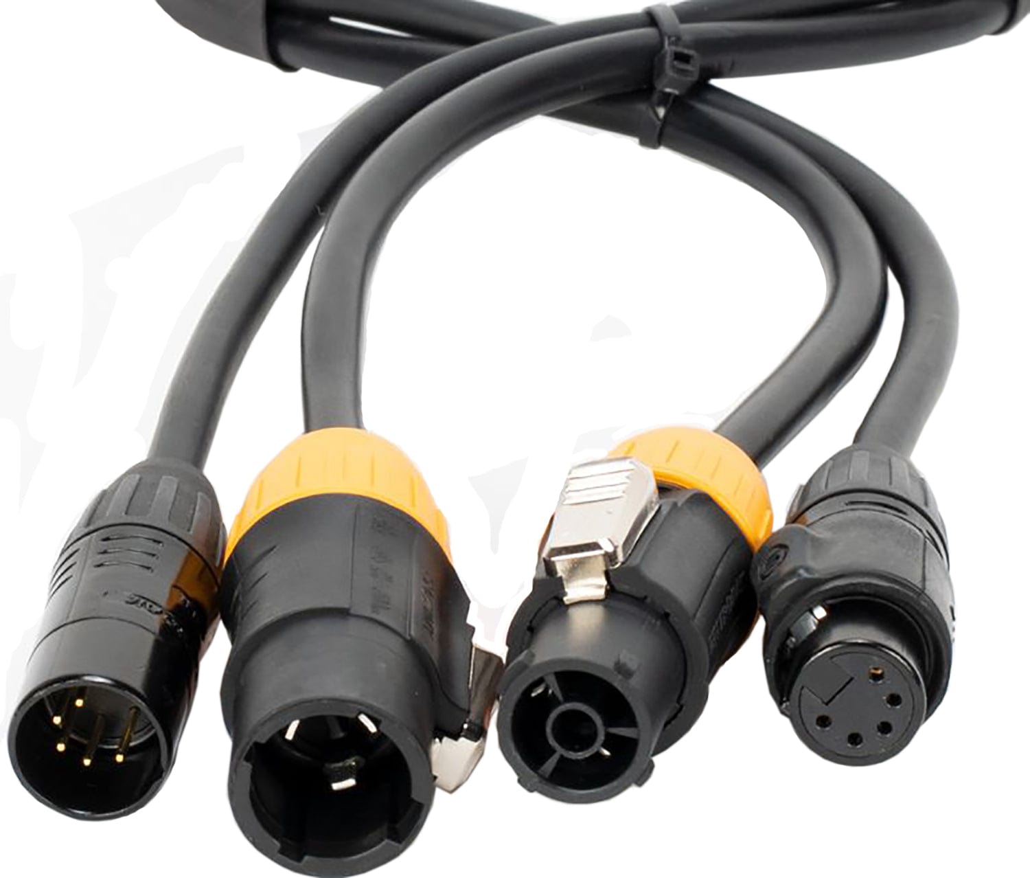 Accu-Cable AC5PTRUE12 12-Foot 5-Pin XLR Waterproof DMX Cable for Outdoor and Indoor Use