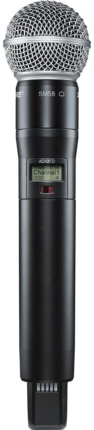 Shure Axient ADX2FD/SM58 G57 Band Handheld Wireless Microphone Transmitter - Exceptional Performance