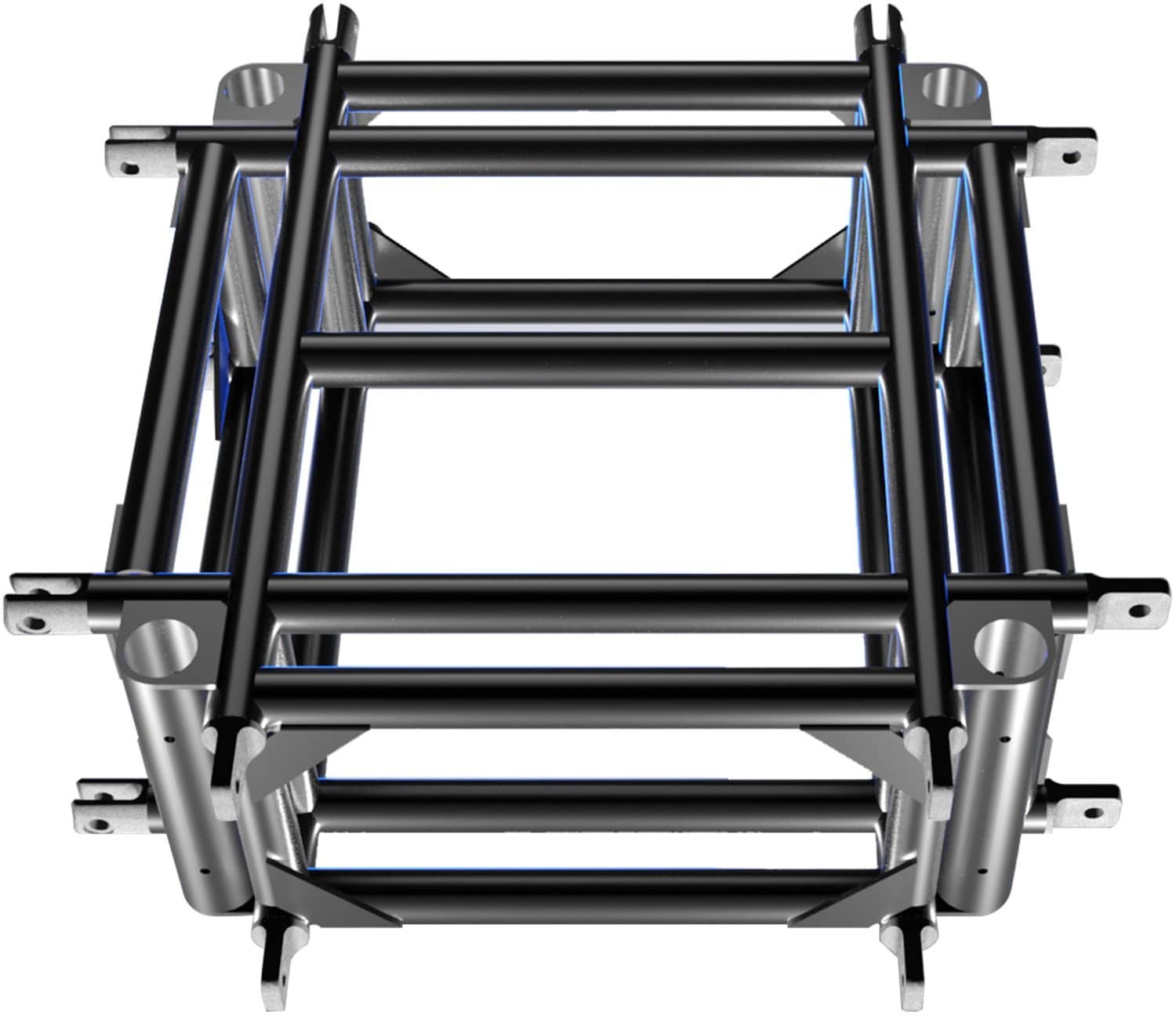 Tyler Truss GT1424X4 Corner 4-Way 14-inch x 24-inch Legged Black Truss - Your Ultimate Connection Solution