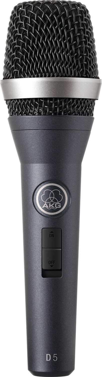AKG D5S Dynamic Vocal Microphone - Crisp Sound, Noiseless Performance