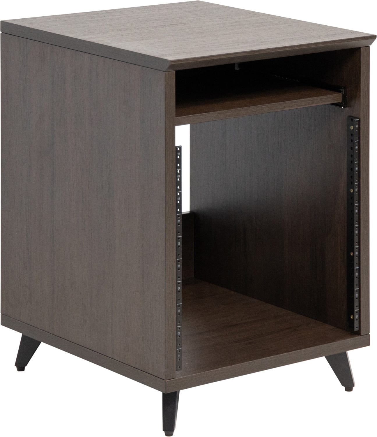 Gator Elite Furniture 10U Dark Walnut Rack Table - The Ultimate Audio Setup Solution