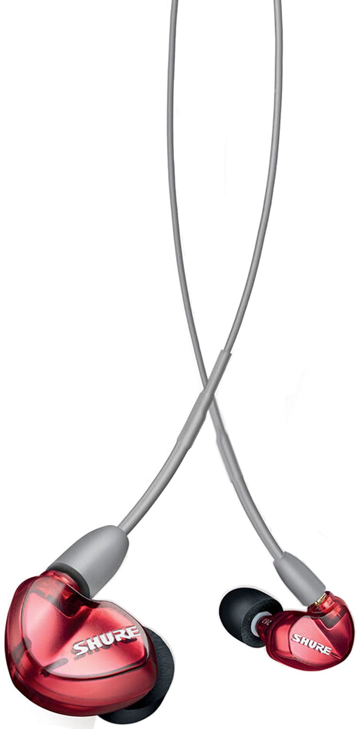 Shure SE535LTD Red In-Ear Monitor Earphones - Immerse in Stunning Sound