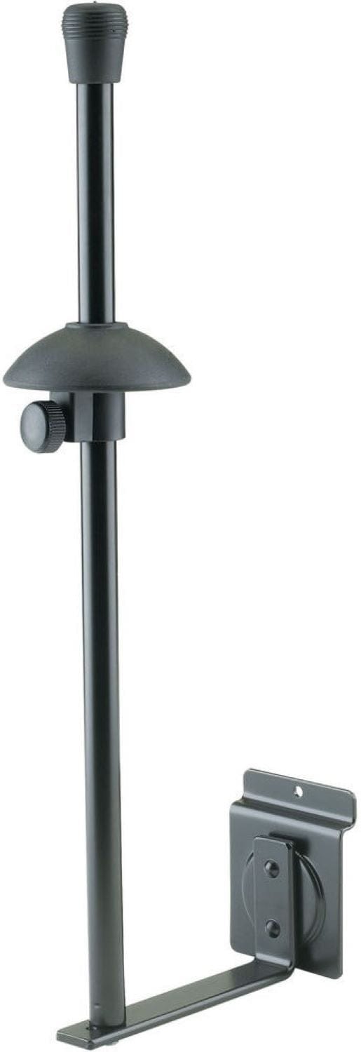 K&M 44250.000.55 Trombone Slatwall Mount - Sleek Black Design