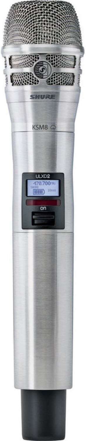Shure ULXD2/K8N Digital Handheld Transmitter - G50 Band with Premium KSM8 Capsule