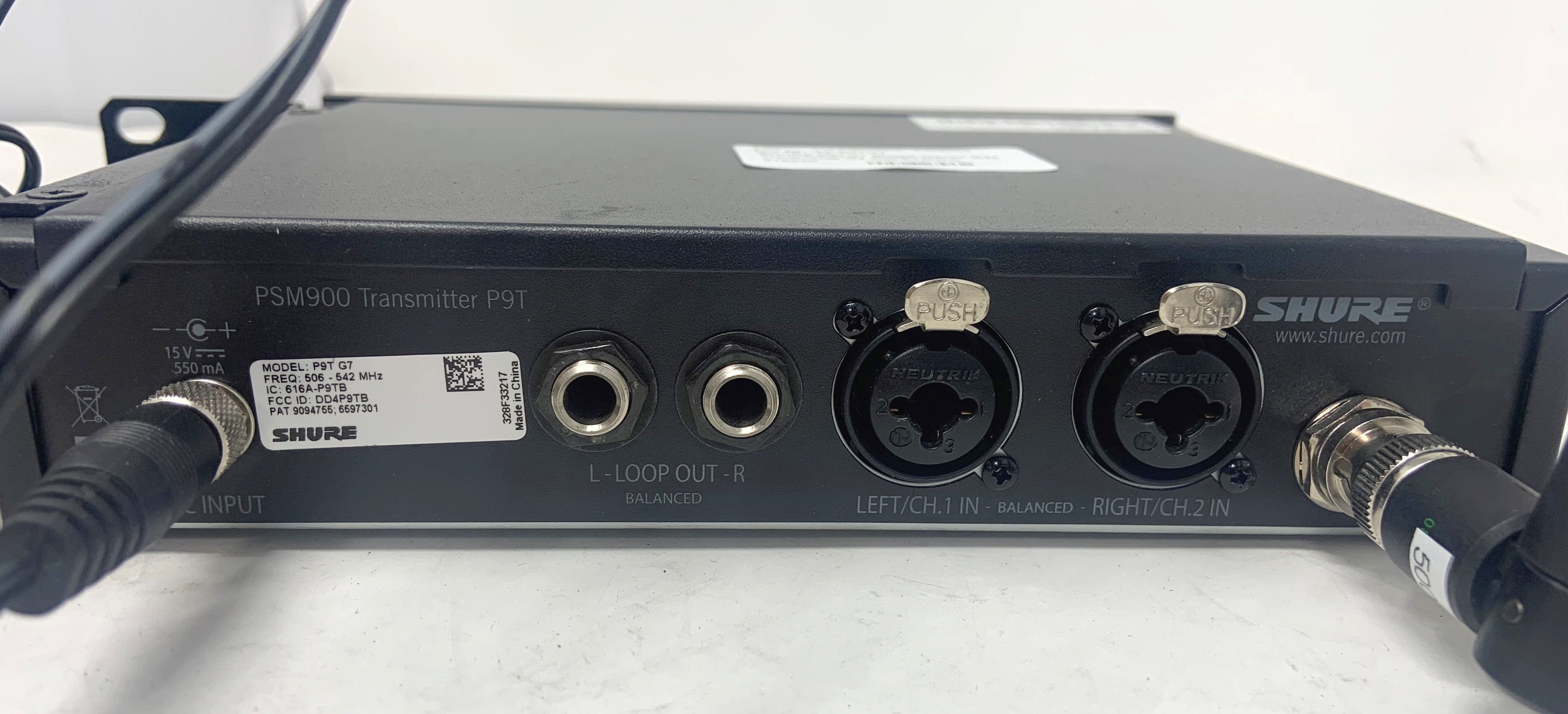 SHURE P9TG7 Single-Stereo IEM Transmitter - Unleash Your Wireless Monitoring Experience