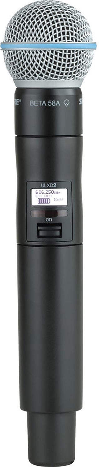 Shure ULXD2/B58 Digital Handheld Transmitter - The Ultimate Vocal Companion in J50A Band