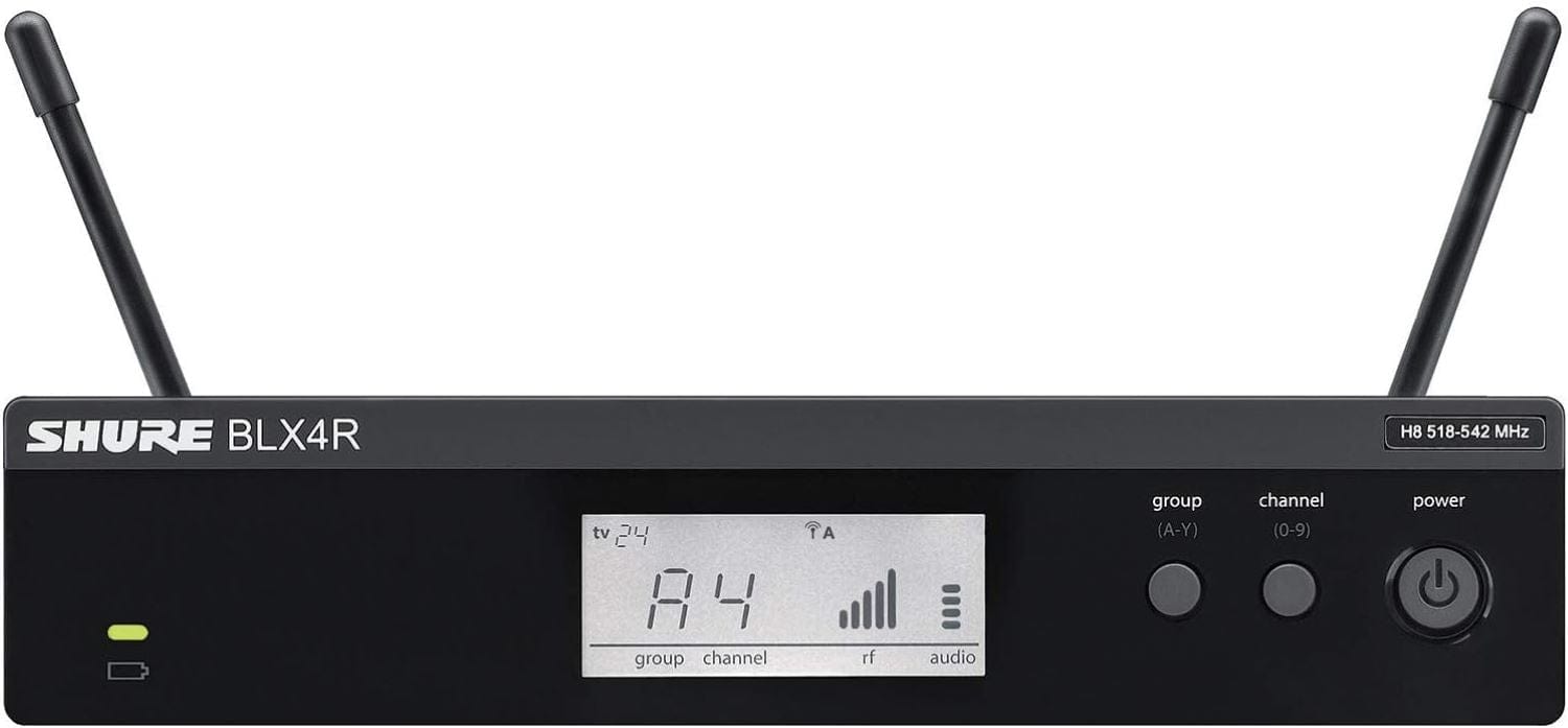 Shure BLX14R Wireless Rack-mount Presenter System - J11 Band with WL93 Miniature Lavalier Microphone: Unleash Professional Sound