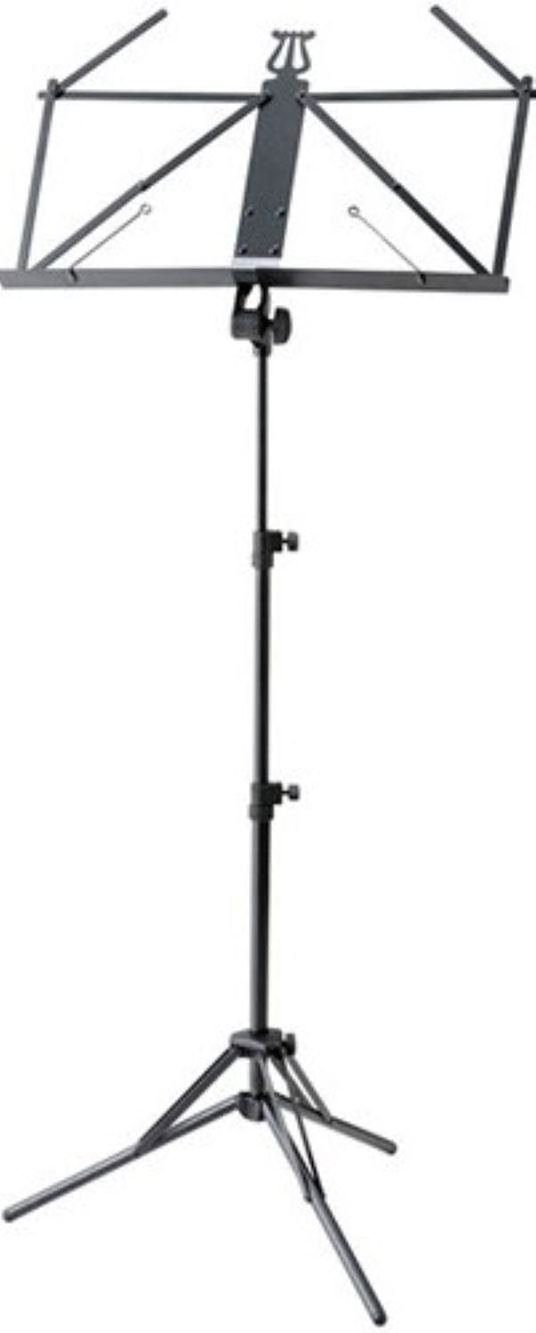 K&M 37855 Ruka Aluminum Ultra-Lightweight 3-Section Music Stand - Black, Your Ideal Sheet Music Companion