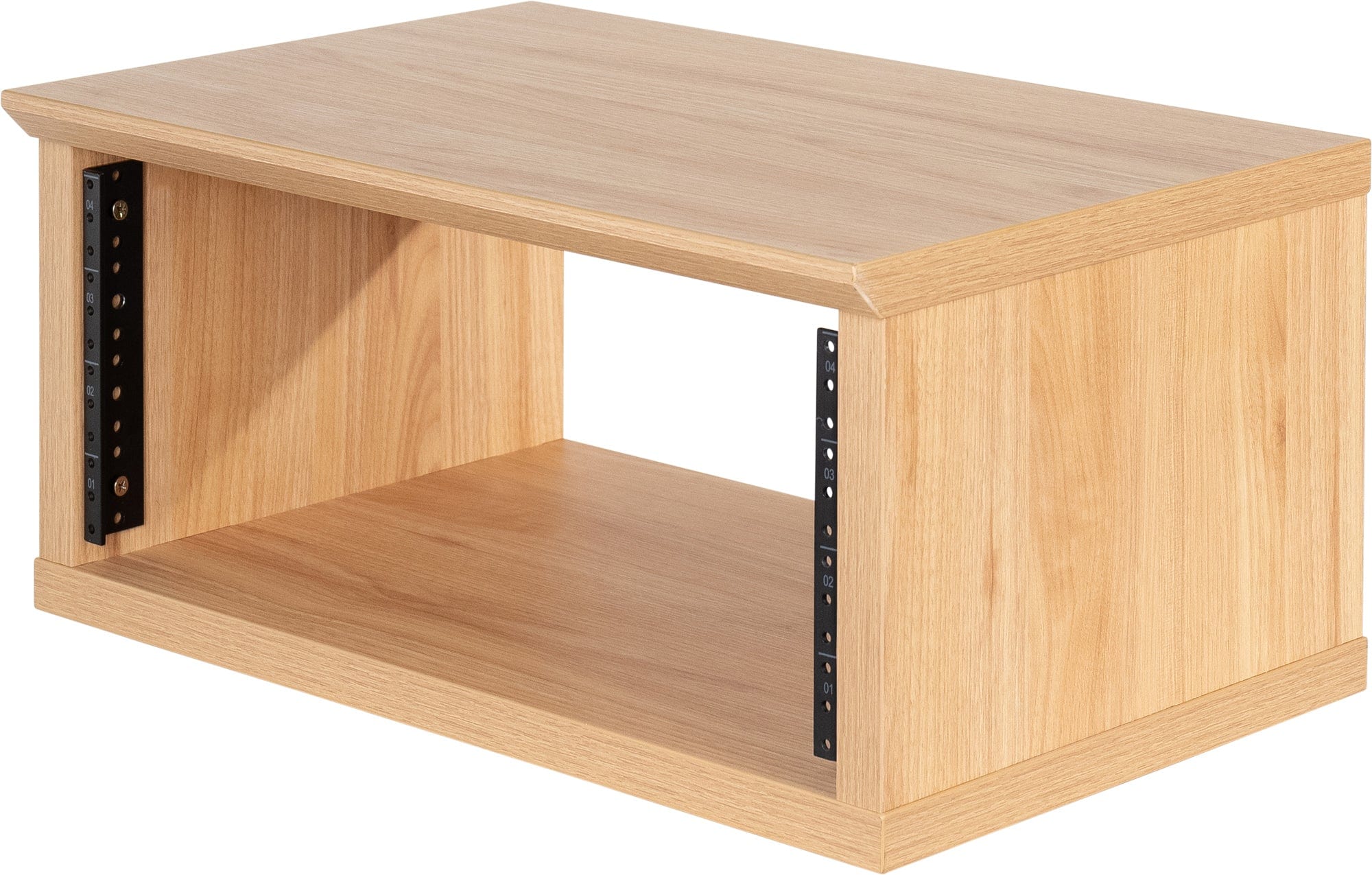 Gator Elite 4U Desktop Studio Rack - Maple Finish