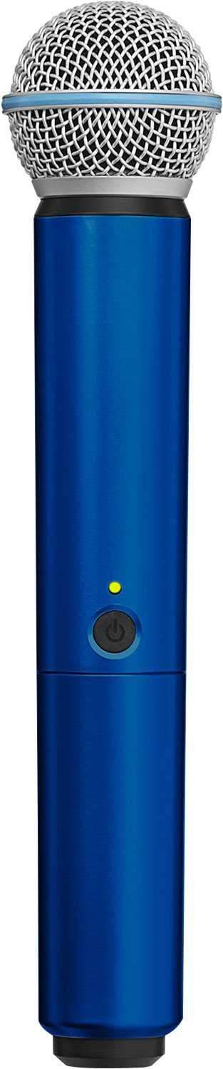 Shure BLX Wireless Mic Handle - Blue, Compatible with SM58/B58