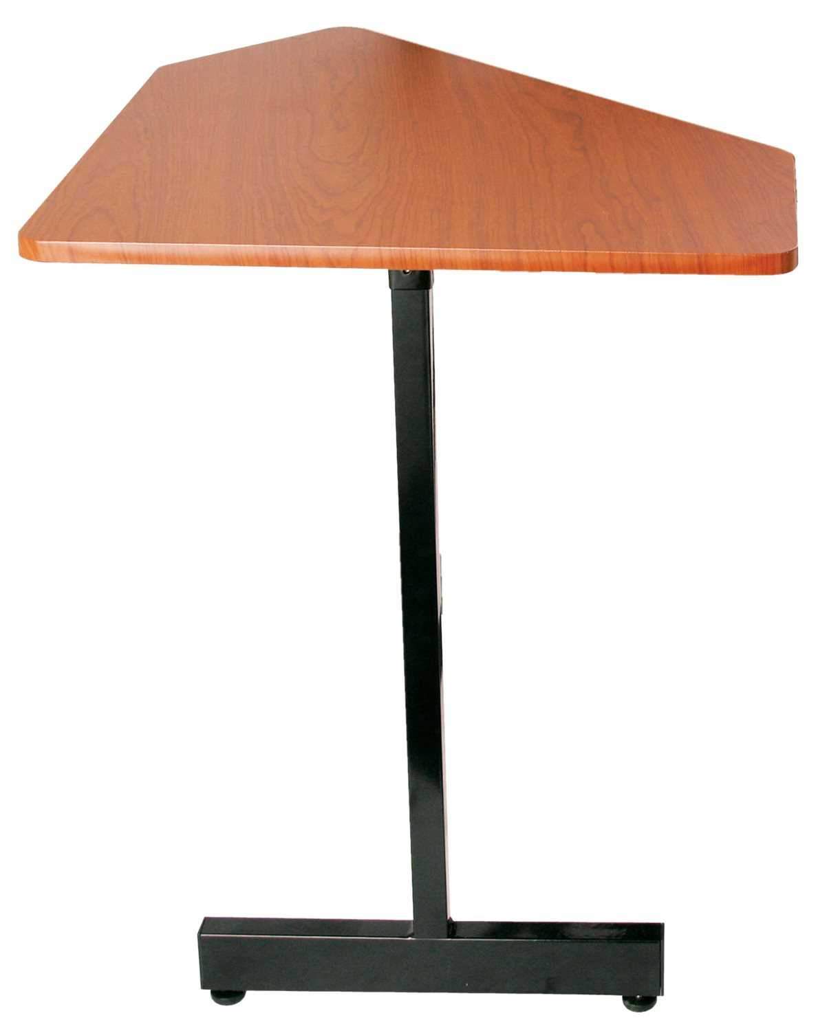 On Stage WSC7500RB Rosewood Studio Corner Table - Maximize Your Workspace!