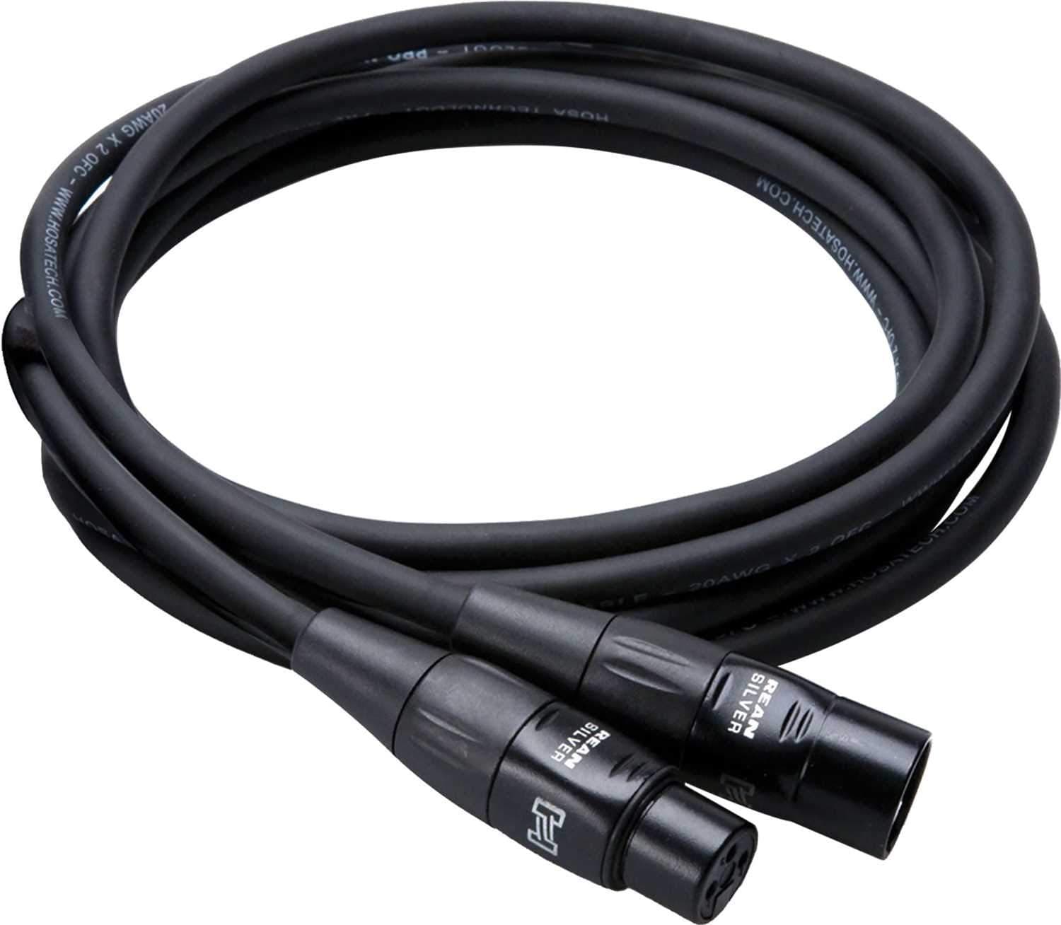 Hosa HMIC-005 5 Ft Rean XLR Mic Cable 10-Pack: Ultimate Sound Connectivity Bundle
