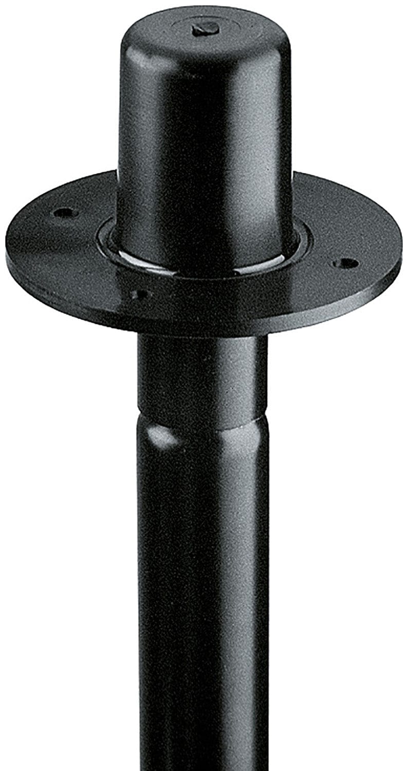 K&M 19654.000.55 Black Flange Adapter for Speaker Stand - Enhance Your Setup