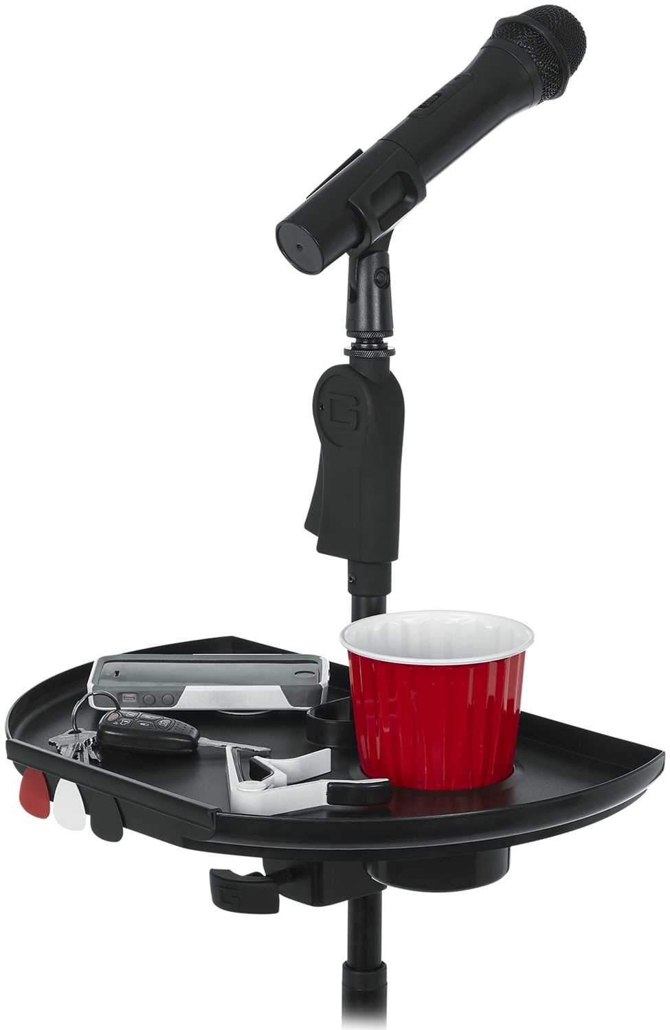 Gator Frameworks XL Mic Stand Accessory Tray - The Ultimate Accessory Holder