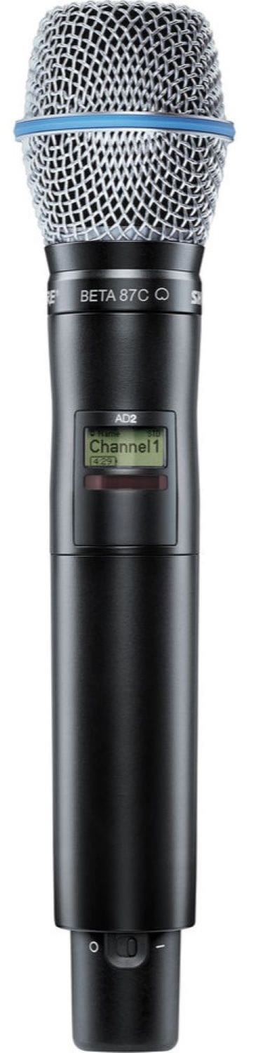 Shure Axient AD2/B87C Handheld Wireless Microphone Transmitter - The Ultimate Vocal Performer's Companion