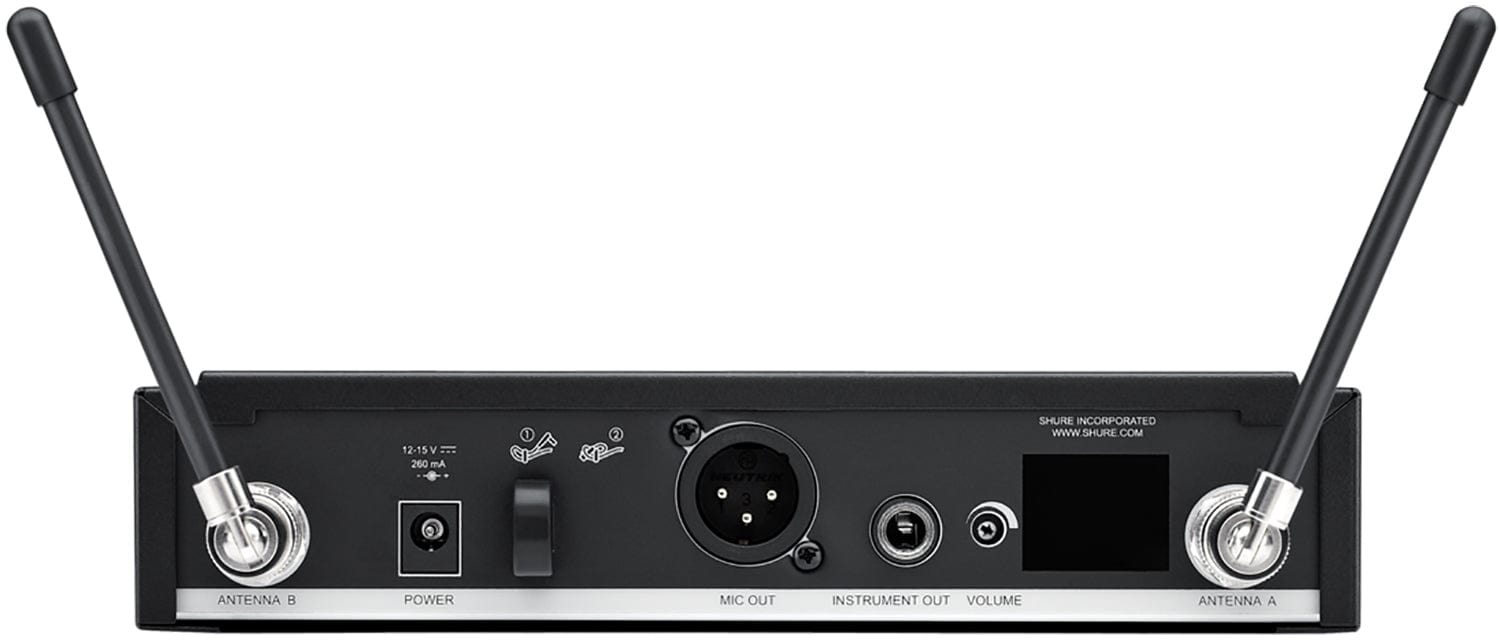 Shure BLX14R Wireless Rack-mount Instrument System - J11 Band: Professional Sound, Easy Setup, Long Battery Life