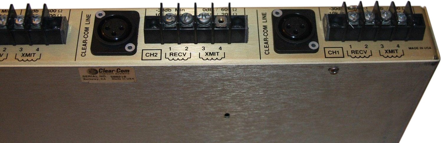 Clear-Com IF4BD 4-Wire Intercom Interface - 2x Module Version: Your Key to Seamless Communication Connectivity