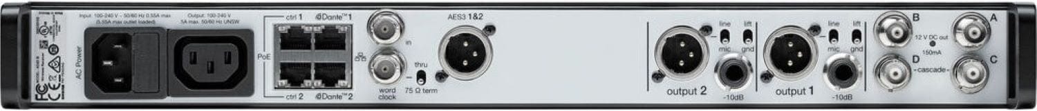 Shure Axient AD4DNP B Band Two-Channel Digital Wireless Receiver - Unleash Exceptional Audio