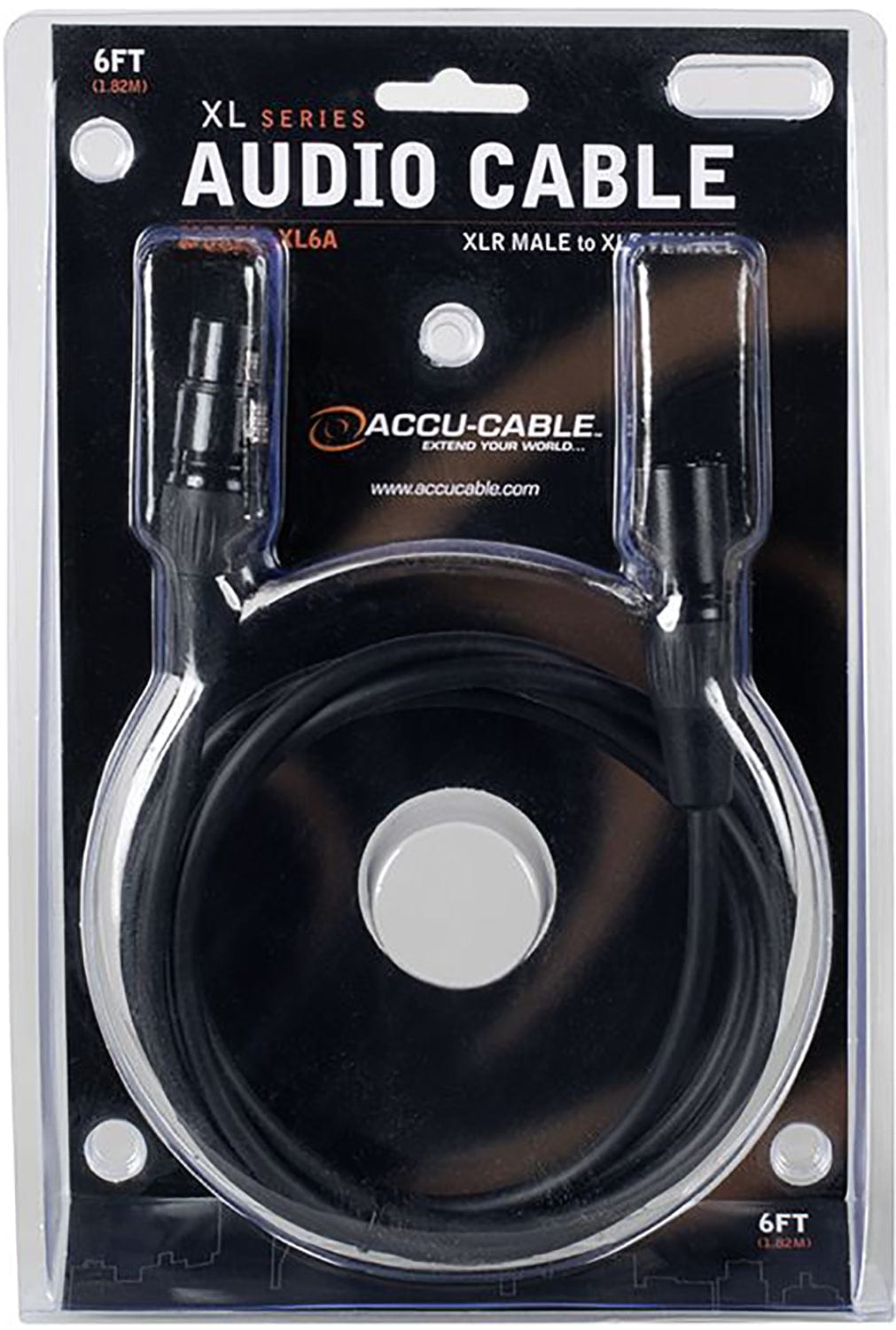 Accu-Cable XL6A Pro 6-Foot XLR Audio Cable - Your Sound Quality Solution