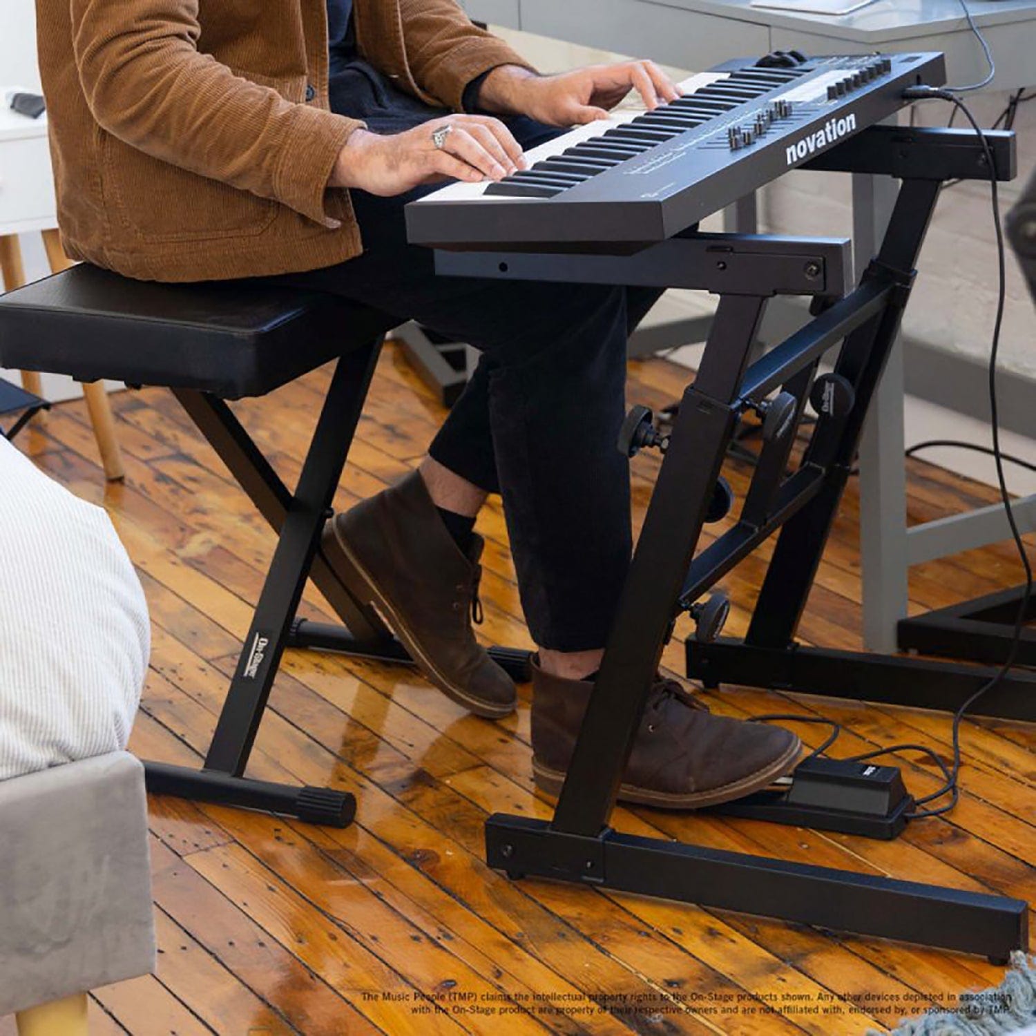 On-Stage KS7350 Foldable Keyboard Stand - The Ultimate Support for Your Gear