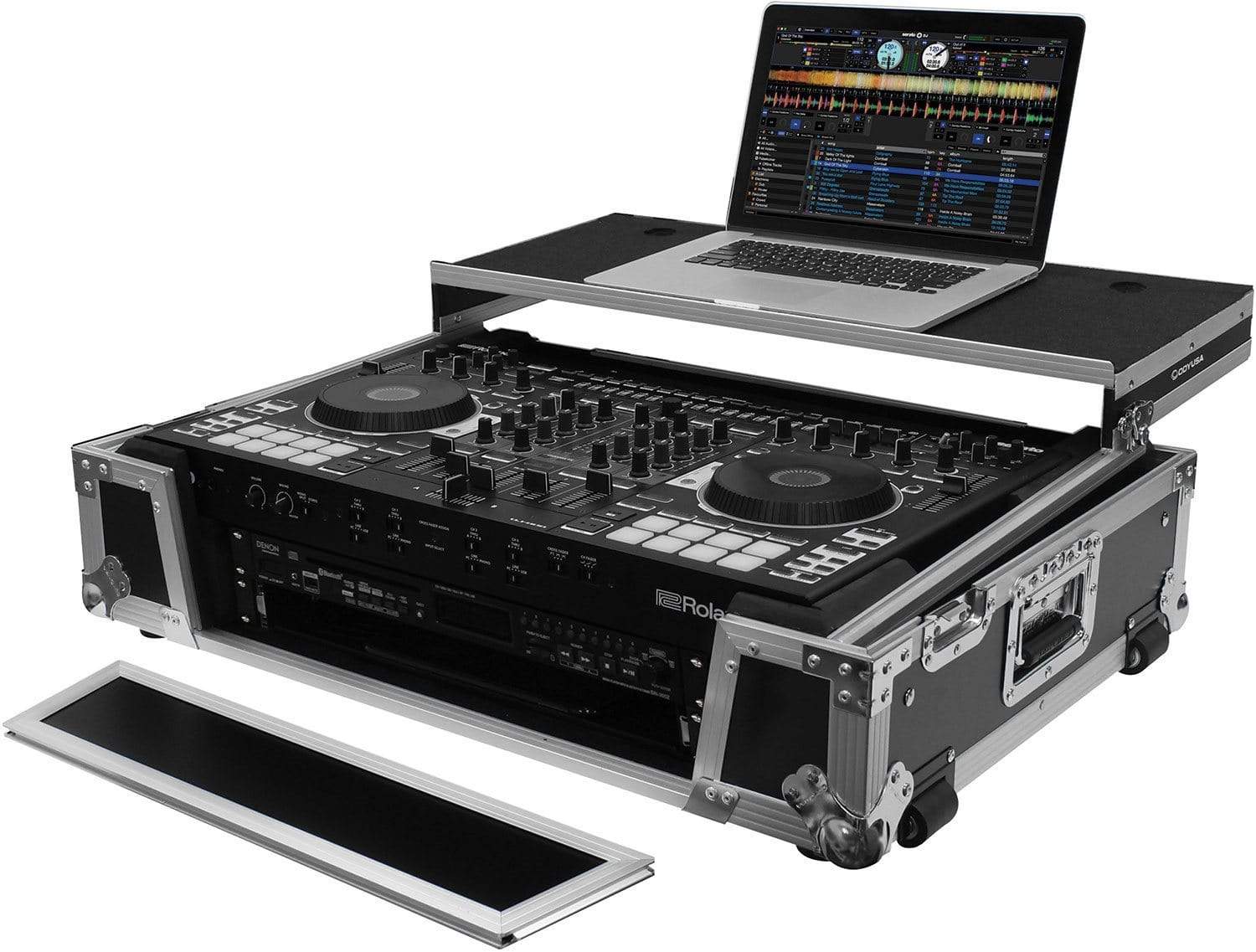 Odyssey Glide Case for Roland DJ-808 - The Ultimate Protection and Organization Solution