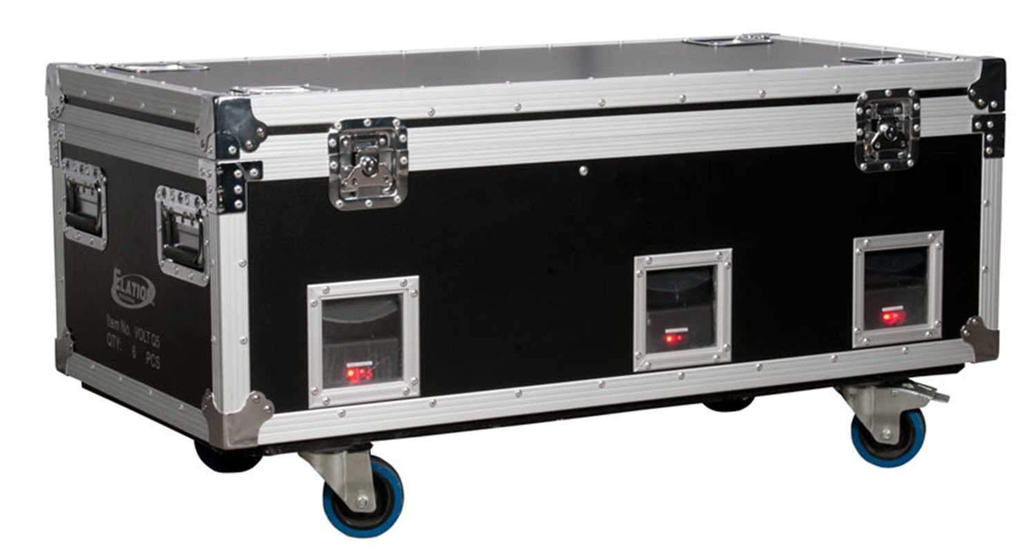 Elation 6 Volt Q5E LED Charging Road Case - Light Up Your Events!