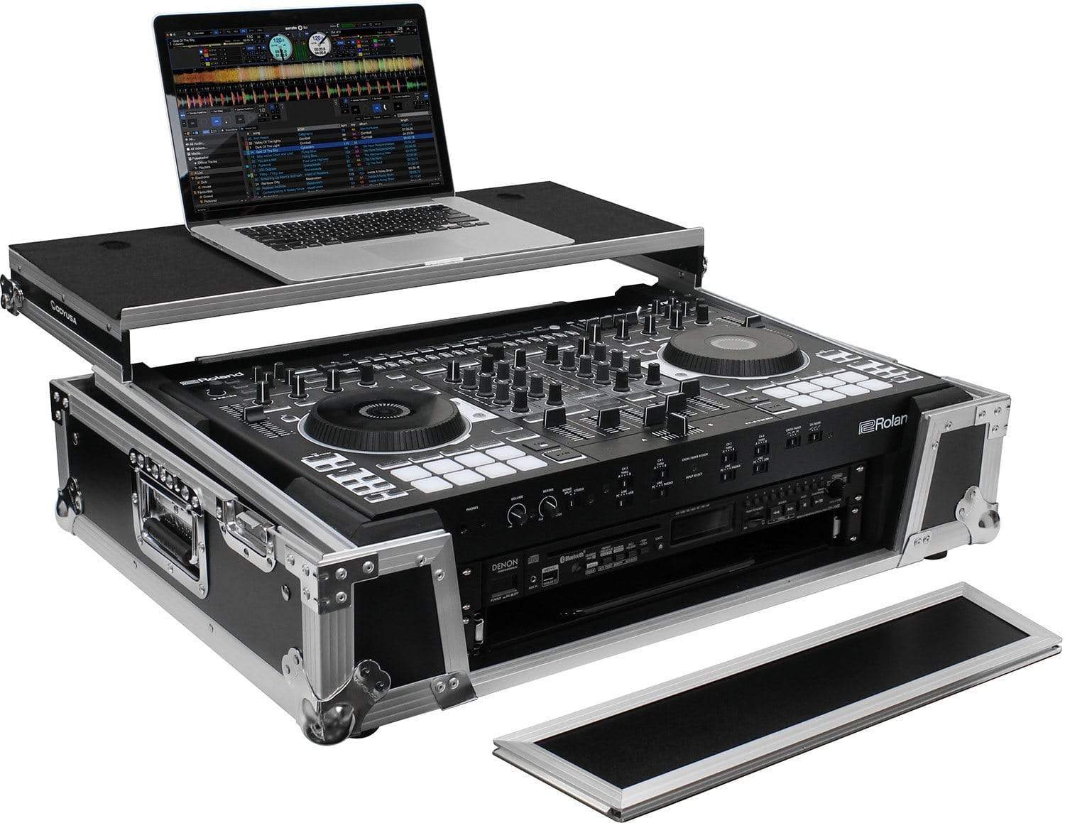 Odyssey Glide Case for Roland DJ-808 - The Ultimate Protection and Organization Solution