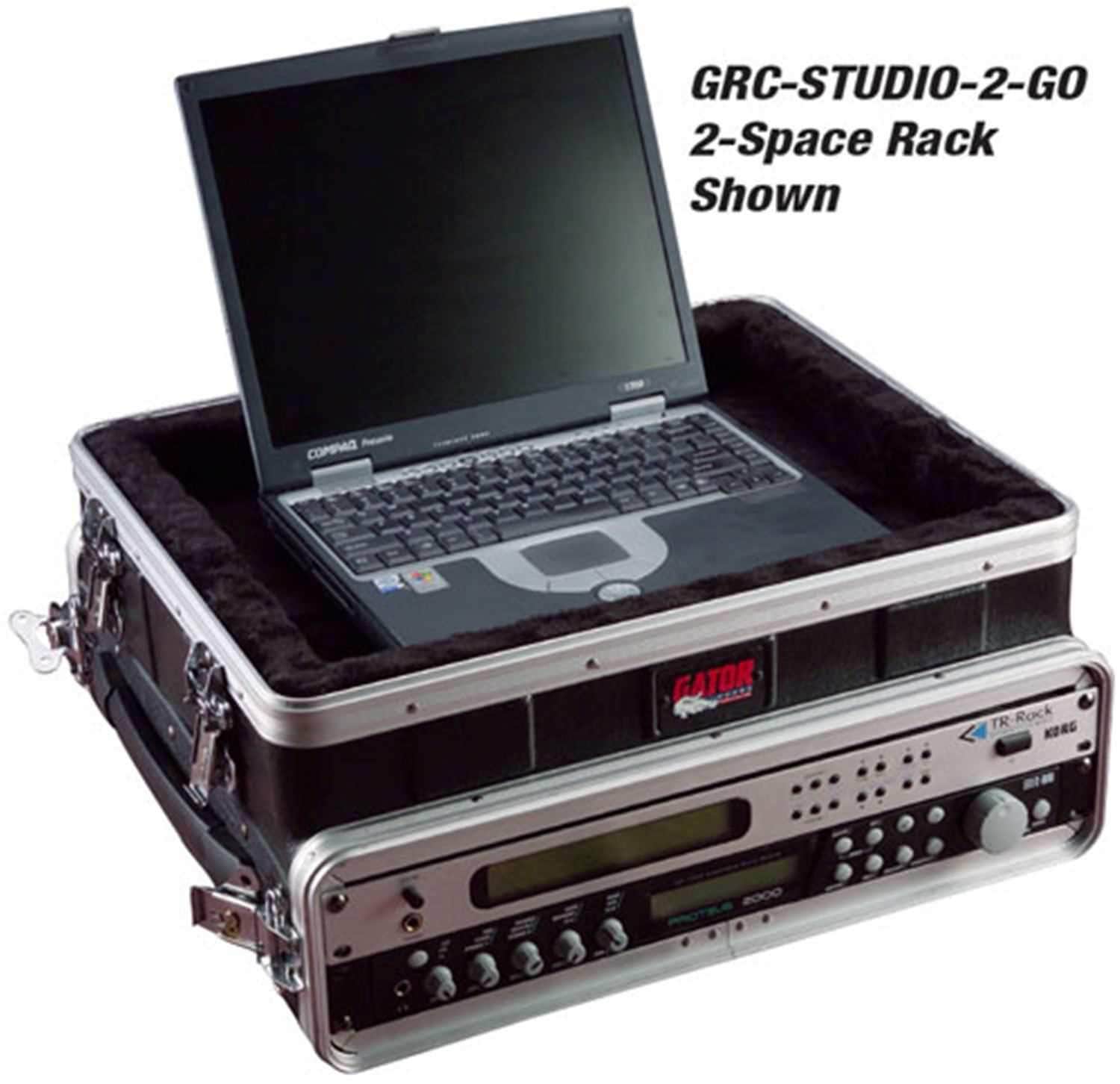 Gator's Ultra-Protective Laptop & 4U Rack Mount Case - GRC-STUDIO4GO-W