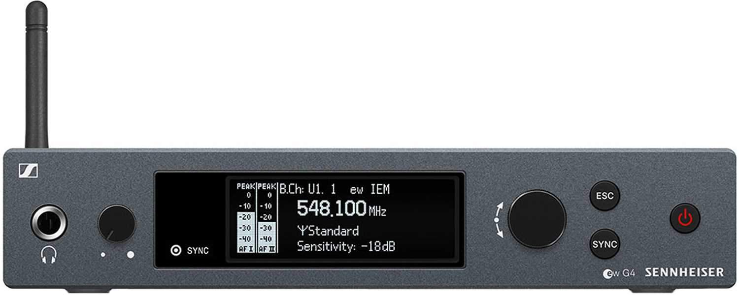 Sennheiser ew IEM G4 Evolution Wireless Stereo In-Ear Monitor Set - The Ultimate Stage Companion