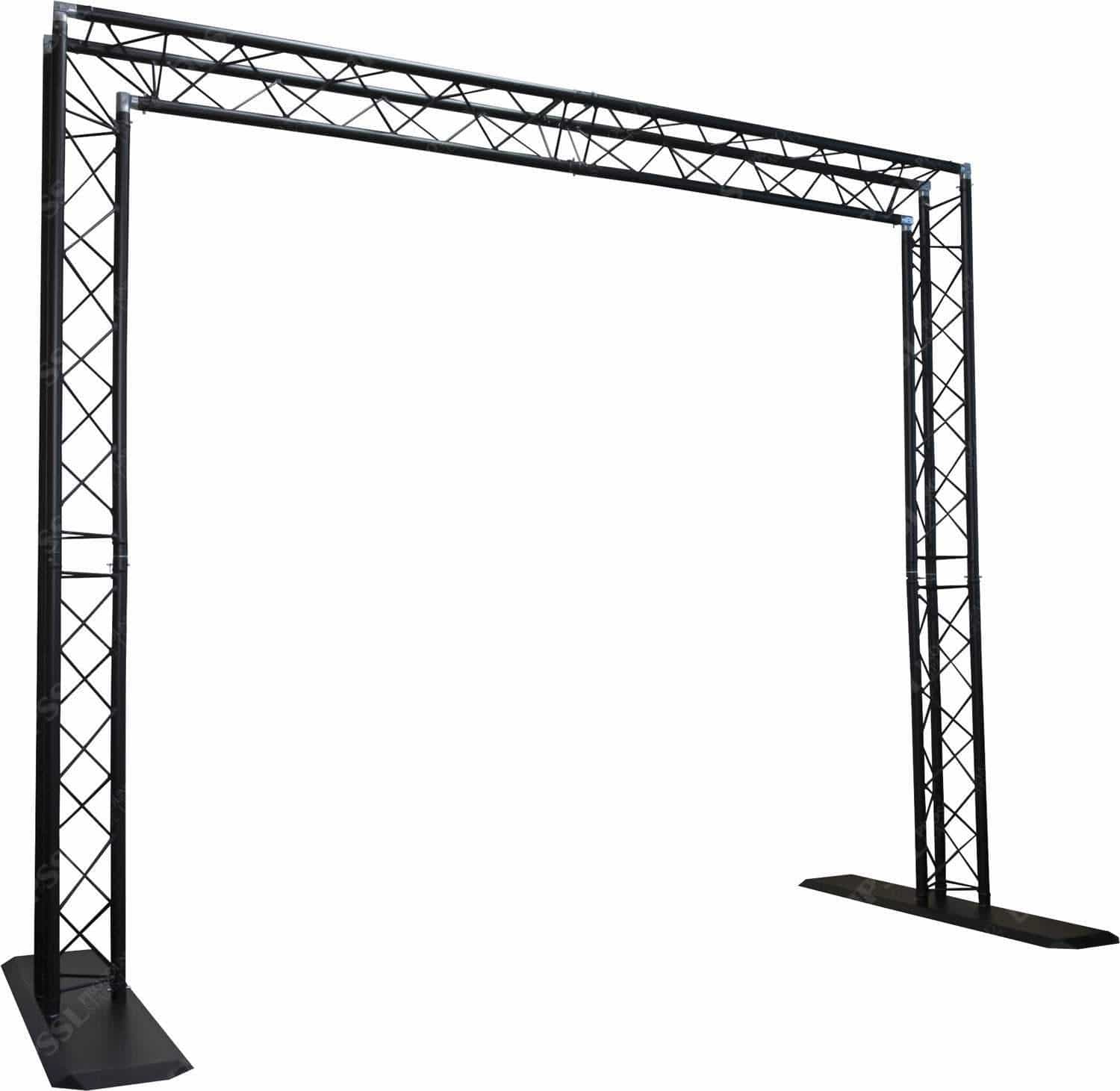 Global Truss Mini Black Truss System for 1 Goal Post