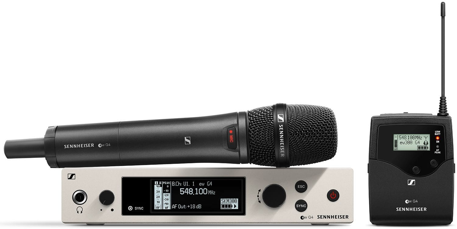 Sennheiser ew 300 G4 Evolution Wireless Handheld/Bodypack Base Set - Your Ultimate Wireless Solution