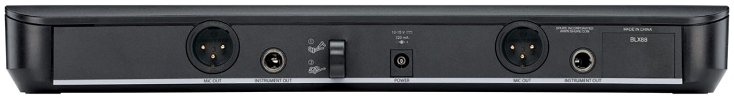 Shure BLX1288 Wireless Combo System - Professional Sound, Long Battery Life